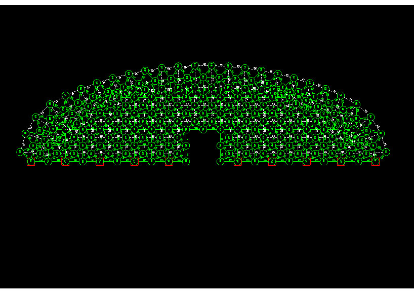 楚雄锡林浩特91跨，1000米长干煤棚网架设计